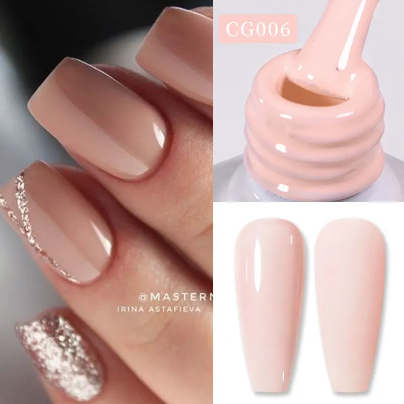 Gel Nail Polish  Translucent Colour UV Light  Gel Varnish Nail Art