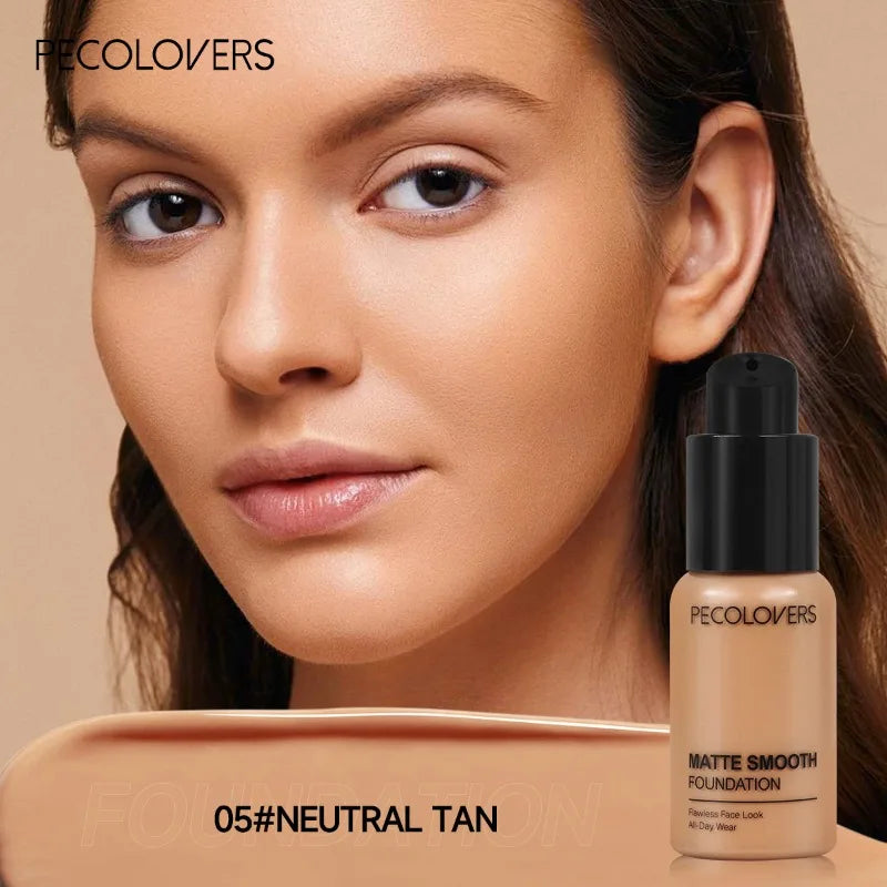 Matte, Non-sticky, Liquid Foundation,