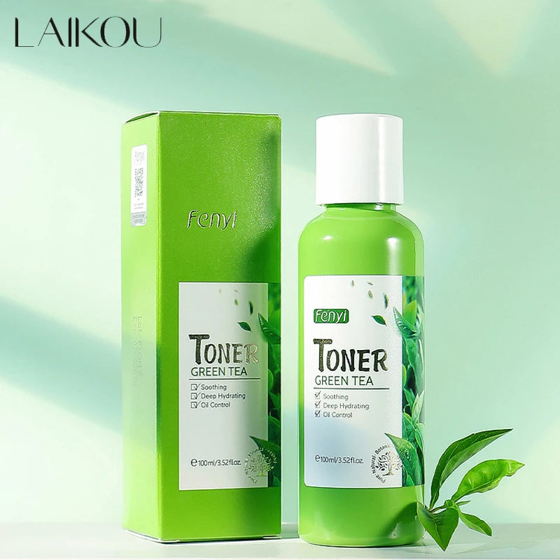 Green Tea Toner Skin Care Oil Control Nourishing Brightening Skin