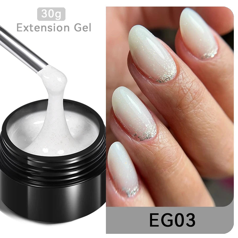 Nail Extension Gel Nail Polish Clear Acrylic Nail Color Soak Off UV Construction Gel