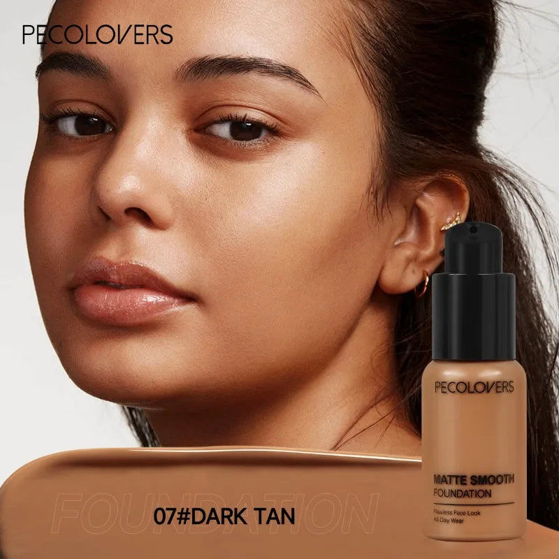 Matte, Non-sticky, Liquid Foundation,