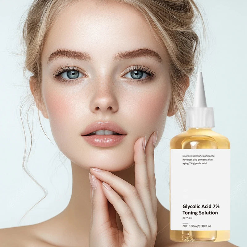 Glycolic Acid 7% Toning Solution To Remove Acne And Moisturising Skin Rejuvenating