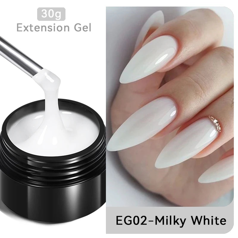 Nail Extension Gel Nail Polish Clear Acrylic Nail Color Soak Off UV Construction Gel