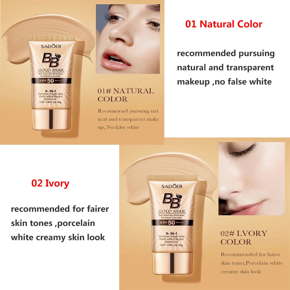 Oil-Control Matte BB Cream Liquid Foundation Waterproof