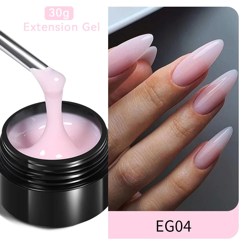 Nail Extension Gel Nail Polish Clear Acrylic Nail Color Soak Off UV Construction Gel